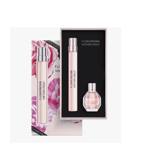 Mini Set Viktor & Rolf Flowerbomb Women Eau de Parfum (EDP) Spray (2 Pc) 0.34 oz / 10 ml / Eau de Parfum (EDP) Spray 0.24 oz / 7ml | wmafusion:3614274417685