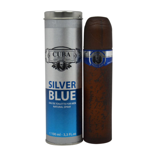Cuba Silver Blue Eau de Toilette (EDT) 3.4 oz / 100 ml | wmafusion:5425017736400