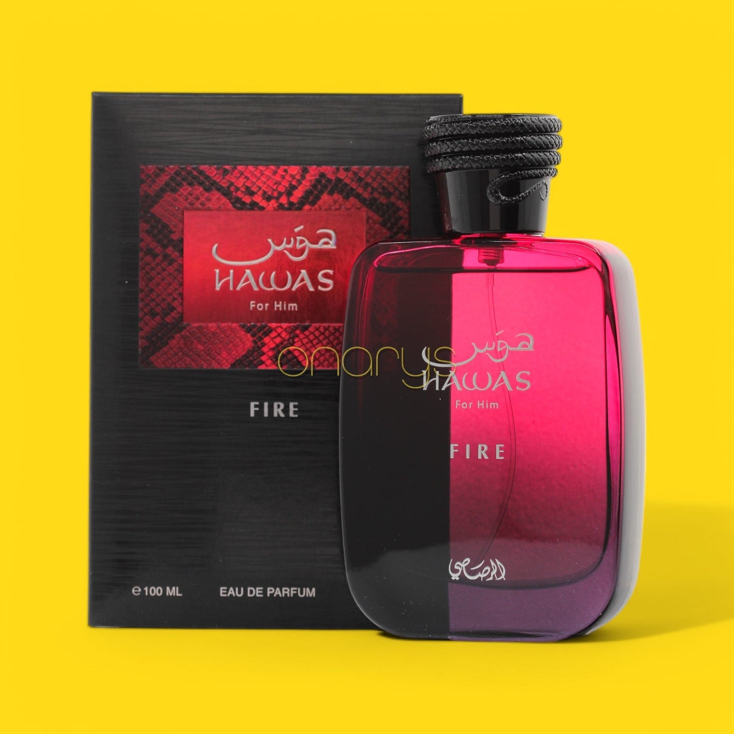 Rasasi Hawas Fire Eau de Parfum (EDP) 3.4 oz / 100 ml