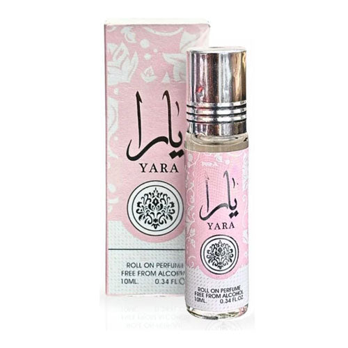 Lattafa Yara Rollerball Perfume Oil 0.33 oz / 10 ml | wmafusion:6290362342496