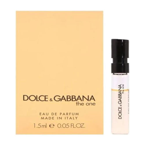 Vial Dolce & Gabbana The One Women Eau de Parfum (EDP) Spray 0.05 oz / 1.5 ml | wmafusion:8057971181650