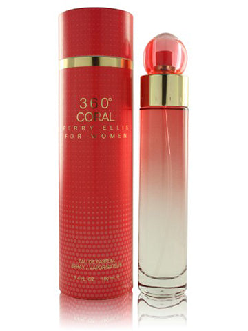 Perry Ellis 360 Coral Eau de Parfum (EDP) 3.4 oz / 100 ml | wmafusion:844061009400
