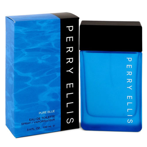 Perry Ellis Pure Blue Men Eau de Toilette (EDT) 3.4 oz / 100 ml | wmafusion:844061012417