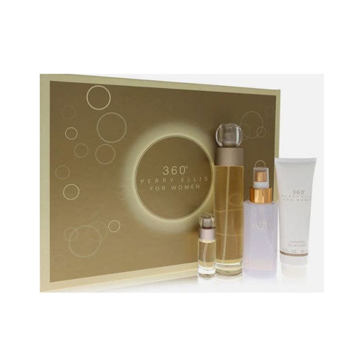 Perry Ellis 360 for Women Eau de Toilette (EDT) 3.4 oz / 100 ml Gift Set | wmafusion:844061015531
