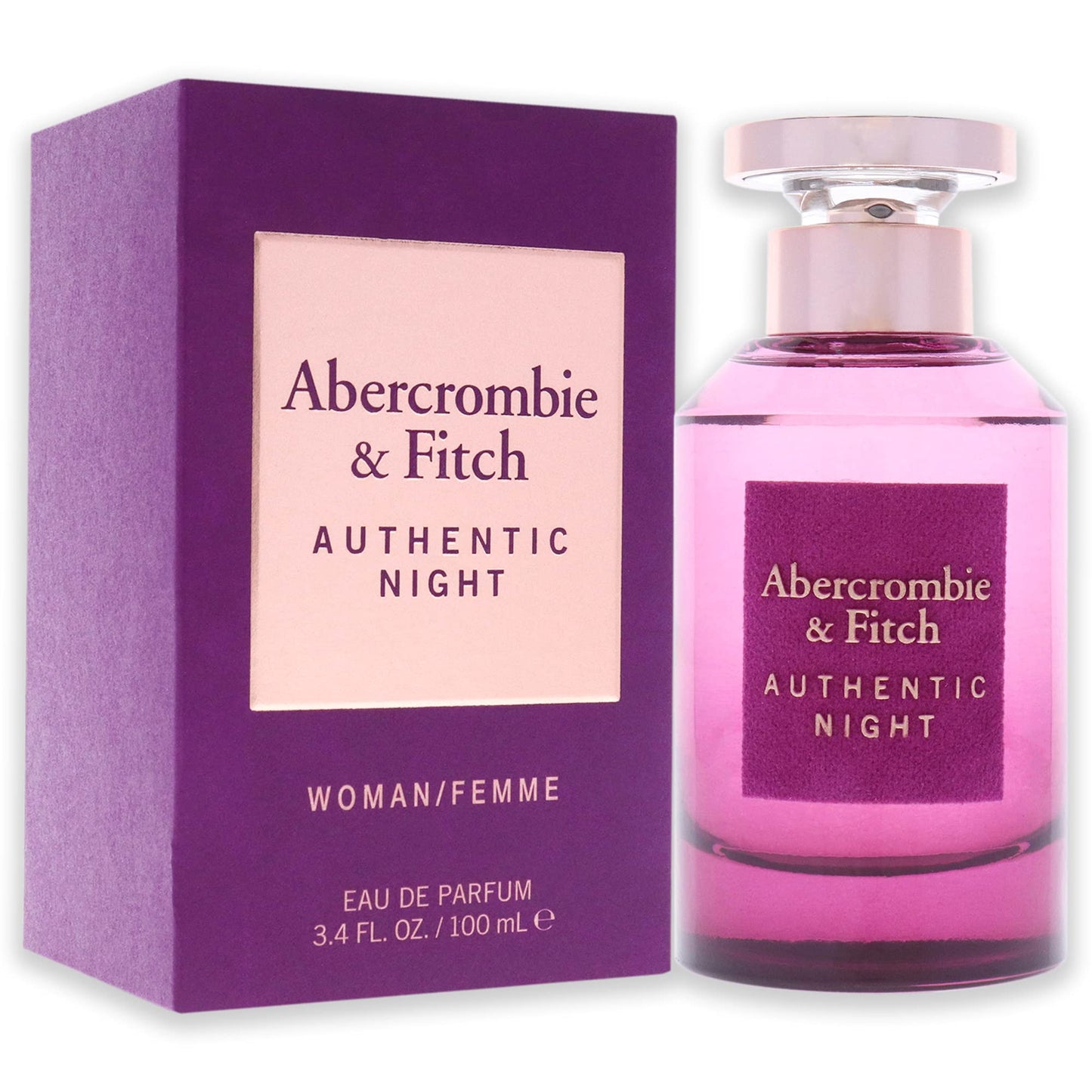 Abercrombie And Fitch Ladies Authentic Night EDP Spray 3.4 oz / 100 ml. | wmafusion:85715000750