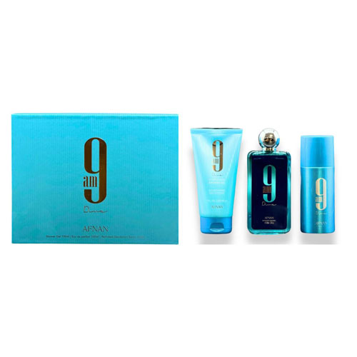 Afnan 9Am Dive Men Eau de Parfum (EDP) 3.4 oz / 100 ml Gift Set