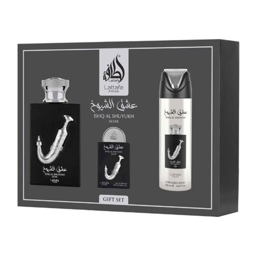 Lattafa Ishq Al Shuyukh Silver Unisex Eau de Parfum (EDP) 3.4 oz / 100 ml