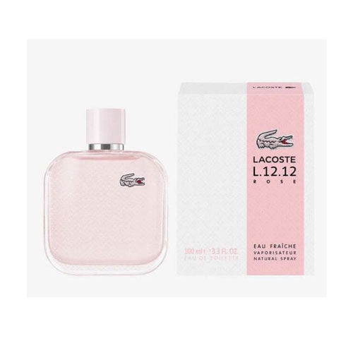 Lacoste L.12.12 Rose Eau Fraiche Eau de Toilette (EDT) 3.4 oz / 100 ml | wmafusion:3386460149242