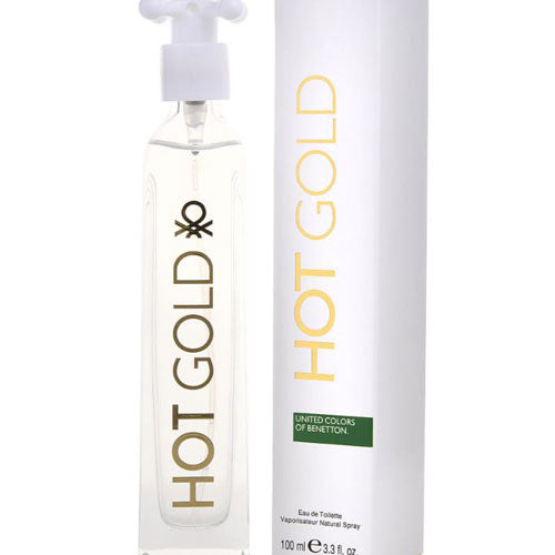 BenettonLadies Hot Gold Eau de Toilette (EDT) 3.4 oz / 100 ml | wmafusion:3605473176725