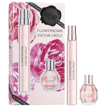 Mini Set Viktor & Rolf Flowerbomb Women Eau de Parfum (EDP) Spray (2 Pc) 0.34 oz / 10 ml  / Eau de Parfum (EDP)  Spray 0.24 oz / 7ml | wmafusion:3614274417685