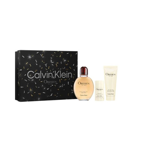 Calvin Klein Obsession Men Eau de Toilette (EDT) 4.2 oz / 125 ml Gift Set | wmafusion:3616304678523