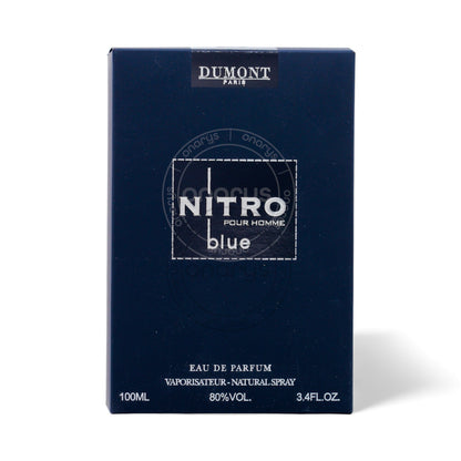 Dumont Nitro Blue Eau de Parfum (EDP) 3.4 oz / 100 ml | wmafusion:3760060761897