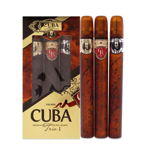 Cuba Trio 1 Men Eau de Toilette (EDT) 1.17 oz / 35 ml Gift Set | wmafusion:5425039221106