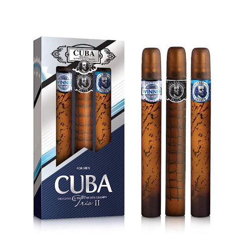 Cuba Trio 2 Men Eau de Toilette (EDT) 1.17 oz / 35 ml Gift Set | wmafusion:5425039221120