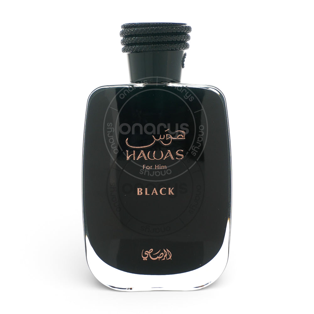 Rasasi Hawas Black Men Eau de Parfum (EDP) 3.4 oz / 100 ml | wmafusion:614514331033