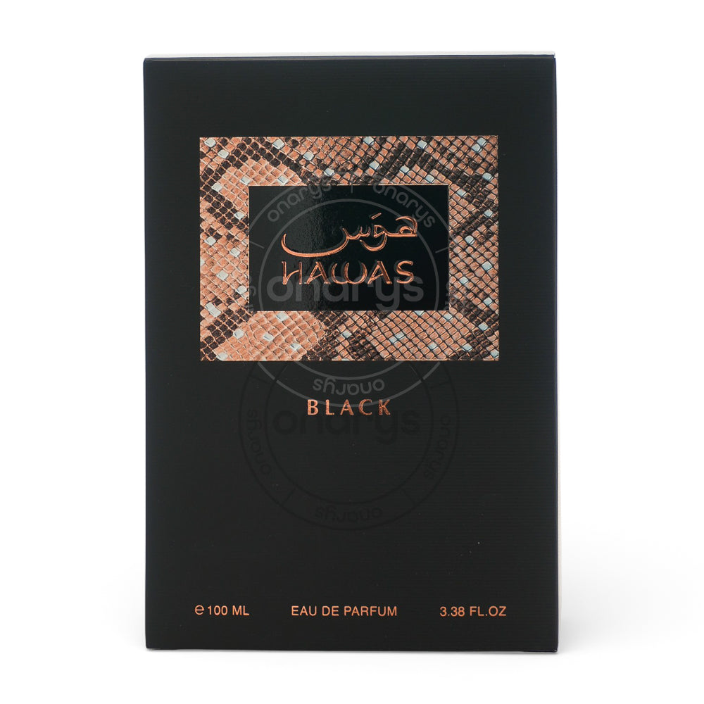 Rasasi Hawas Black Men Eau de Parfum (EDP) 3.4 oz / 100 ml | wmafusion:614514331033
