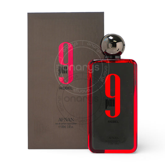 Afnan 9PM Rebel (Red) Eau de Parfum (EDP) 3.4 oz / 100 ml | wmafusion:6290171075288