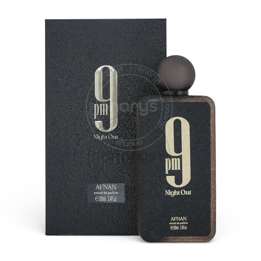 AFNAN 9PM "NIGHT OUT" UNISEX 3.4 OZ  EXTRAIT DE PARFUM | wmafusion:6290171077459