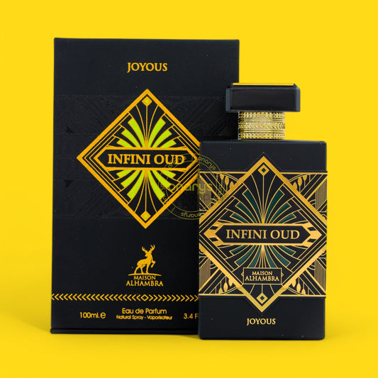 Maison Alhambra Infini Oud Joyous Eau De Parfum (EDP) 3.4 oz / 100 ml