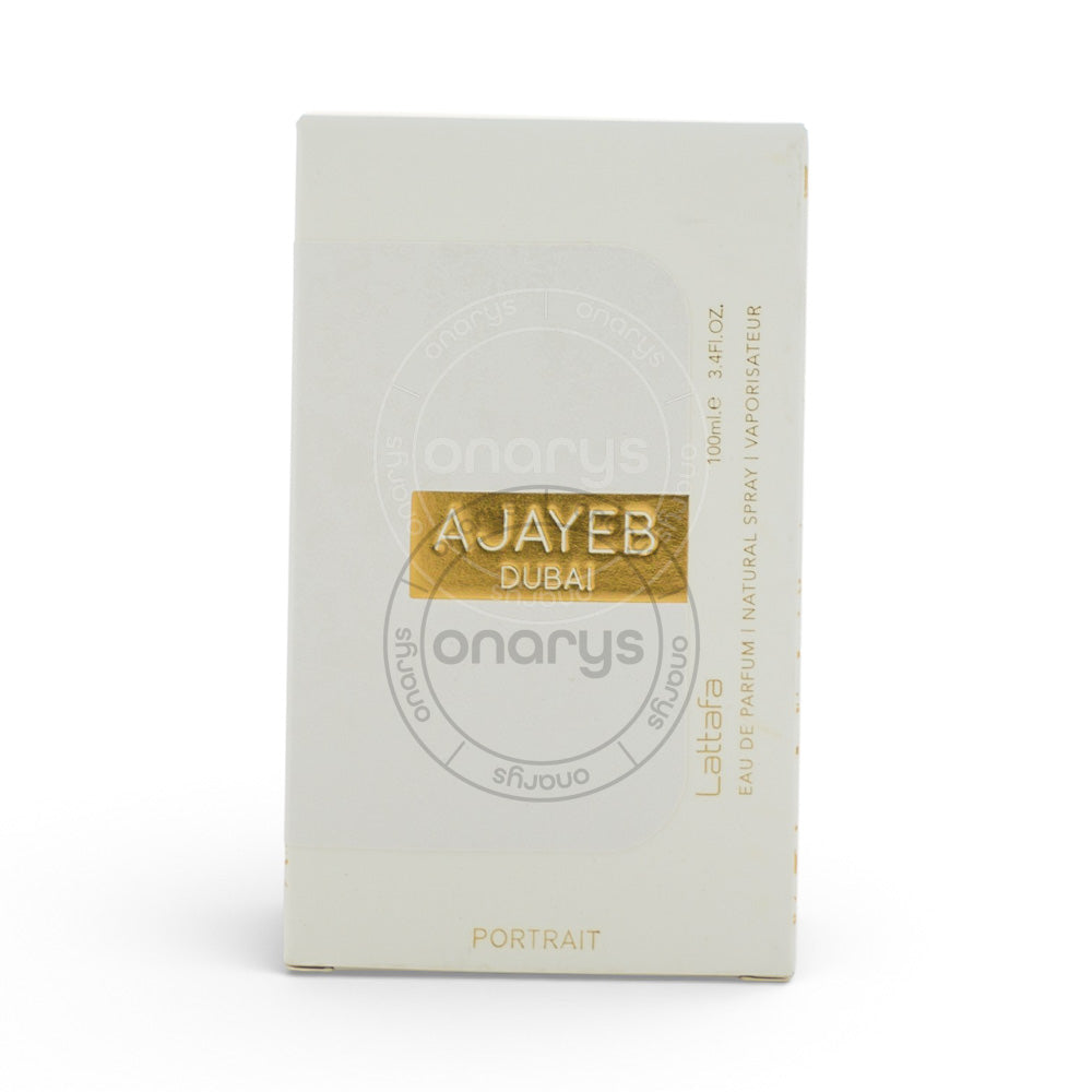 Lattafa Ajayeb Dubai Portrait Eau de Parfum (EDP) 3.4 oz / 100 ml | wmafusion:6290360591568