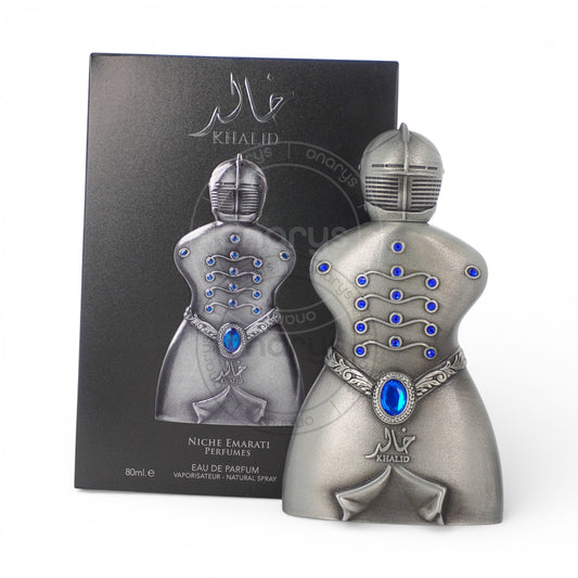 Lattafa Niche Emarati Khalid Eau de Parfum (EDP) 2.7 oz / 80 ml | wmafusion:6290360592107