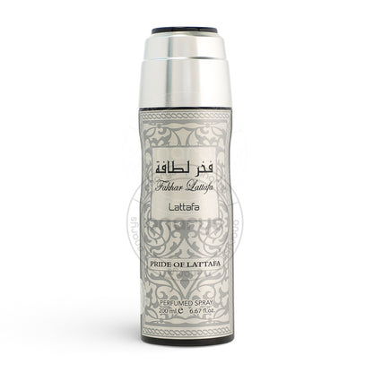 Lattafa Fakhar Silver Body Spray 6.7 oz / 200 ml | wmafusion:6290360599410