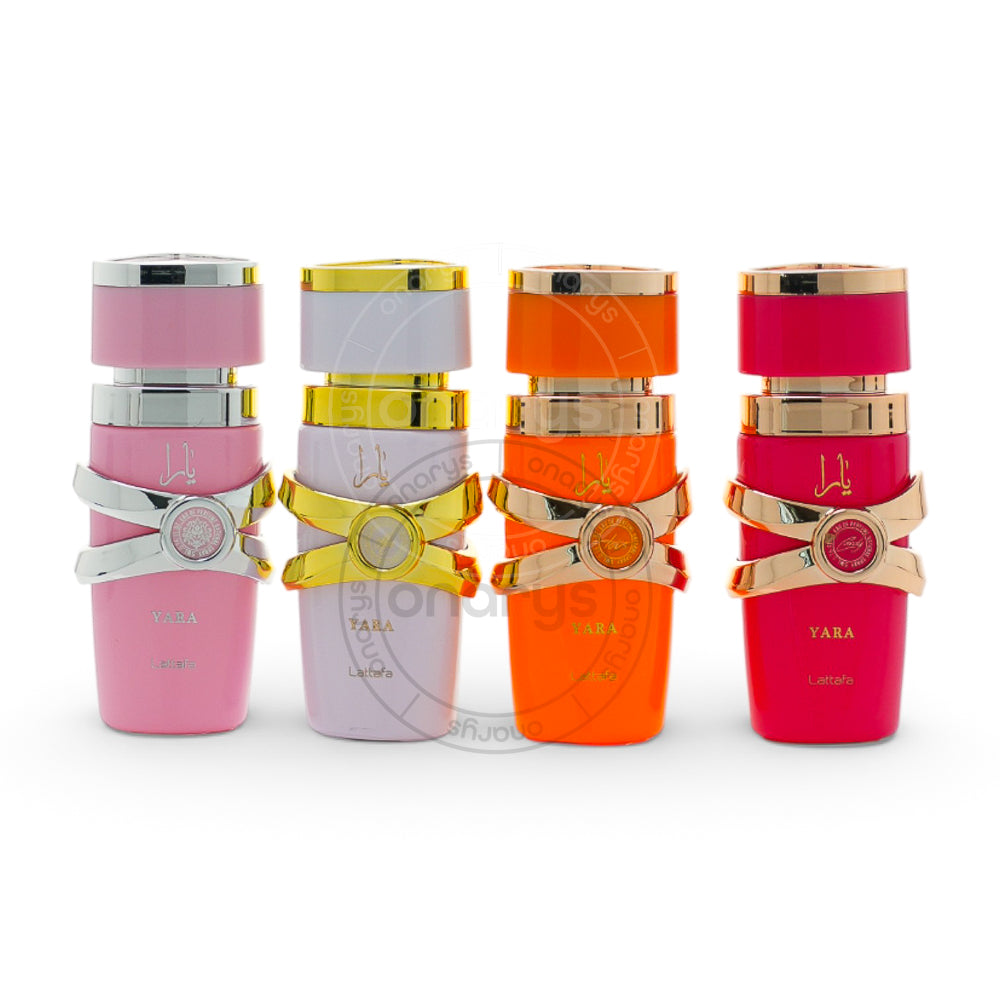 SET LATTAFA YARA MINI COLLECTION ( 4 PC ) 0.17 - EAU DE PARFUM (EDP) | wmafusion:6290362344407