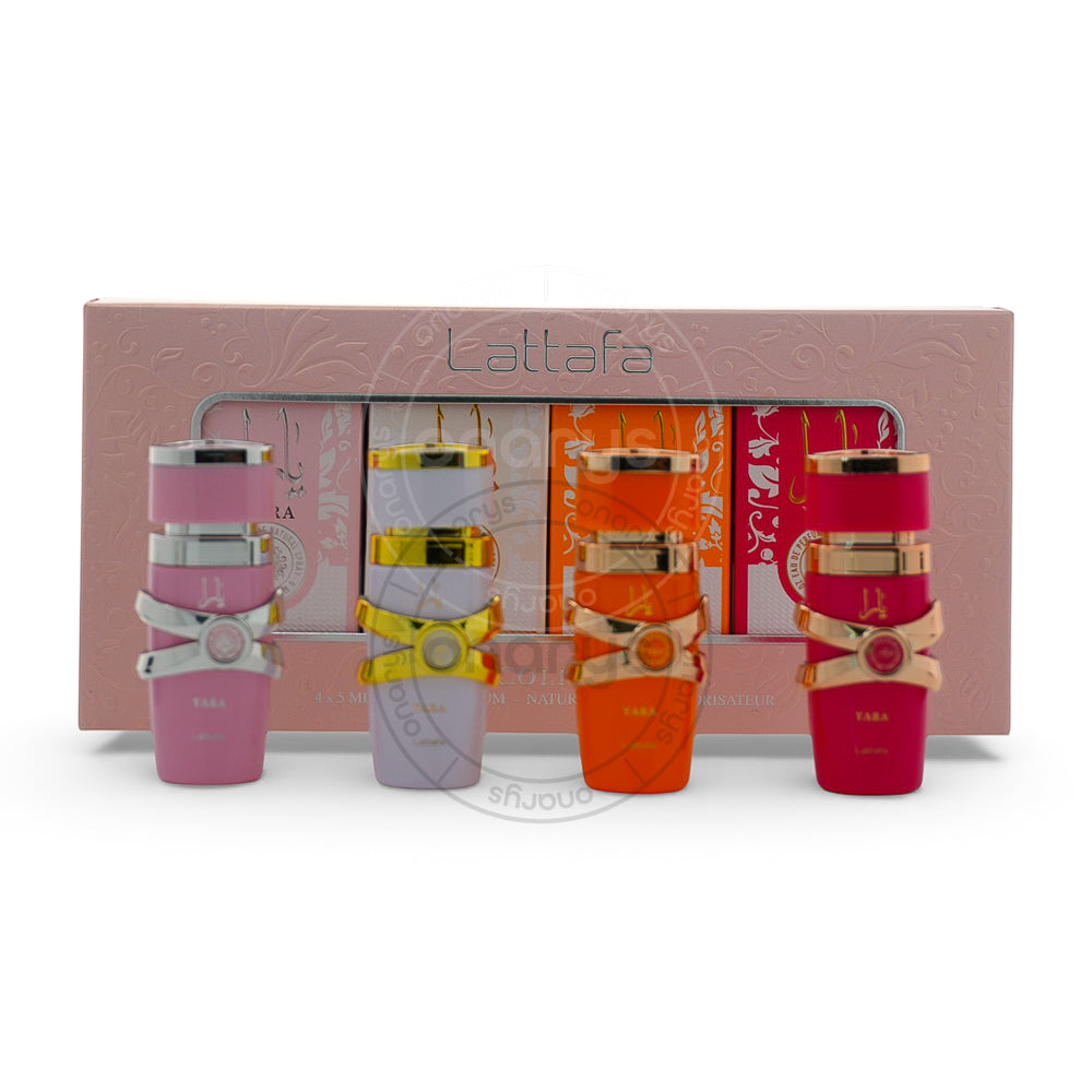 SET LATTAFA YARA MINI COLLECTION ( 4 PC ) 0.17 - EAU DE PARFUM (EDP) | wmafusion:6290362344407