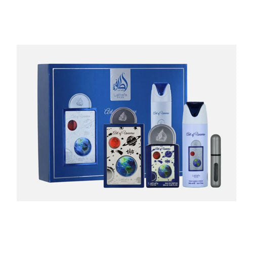 Set Lattafa  Art Of Universe ( 3 Pc ) 3.4 Edp / 0.68 Edp / Perfumed Spray 6.7 Oz | wmafusion:6290362347187