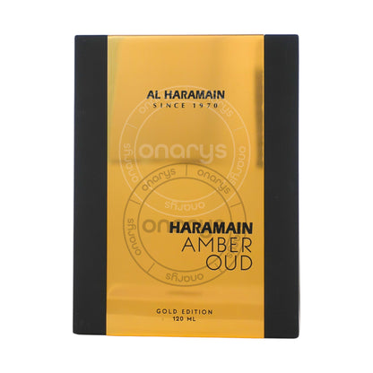 Al Haramain Amber Oud Gold Eau de Parfum (EDP) 4.0 oz / 120 ml | wmafusion:6291100130498