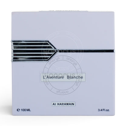 Al Haramain L'Aventure Blanche Men Eau de Parfum (EDP) 3.4 oz / 100 ml | wmafusion:6291100136605