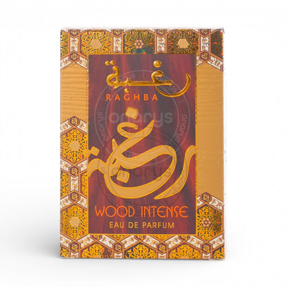 Lattafa Raghba Wood Intense Eau de Parfum (EDP) 3.4 oz / 100 ml | wmafusion:6291106064070