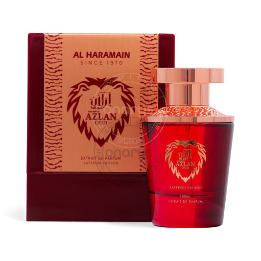 Al Haramain Azlan Oud Saffron Edition Extrait De Parfum 3.4 oz / 100 ml