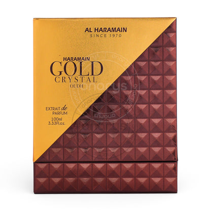 Al Haramain Gold Cristal Oudh Extrait de Parfum 3.3 oz / 100 ml | wmafusion:6291106813524