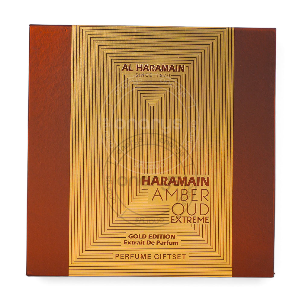 Al Haramain Amber Oud Gold Extrait de Parfum 1.0 oz / 30 ml Gift Set | wmafusion:6291106814330