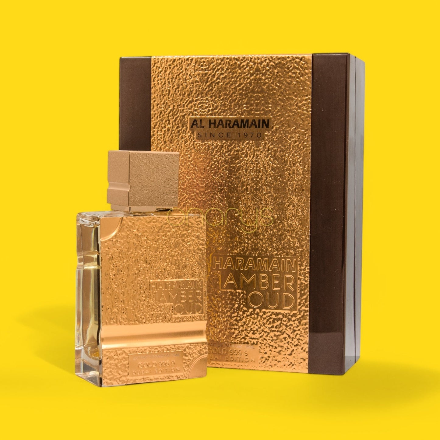 Al Haramain Amber Oud Gold 999.9 Dubai Edition Extrait de Parfum 2.5 oz / 75 ml