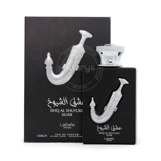 Lattafa Pride Ishq Al Shuyukh Silver Eau de Parfum (EDP) 3.4 oz / 100 ml