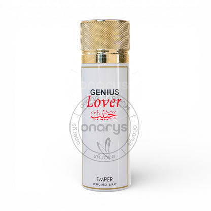 DEODORANT SPRAY EMPER GENIUS LOVER UNISEX  6.6 OZ | wmafusion:6294021904445