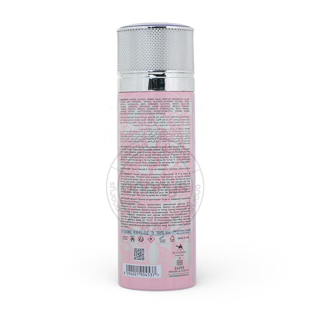 DEODORANT SPRAY LE CHAMEAU  ARABIA HAYA WOMEN 6.6 OZ | wmafusion:6294021904537
