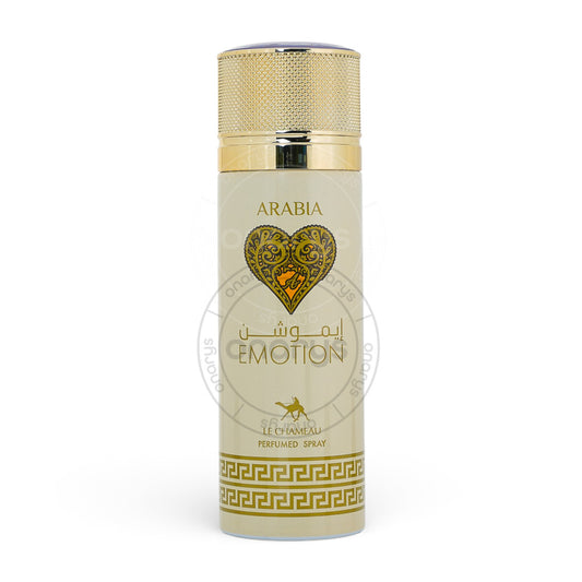 DEODORANT SPRAY LE CHAMEAU  ARABIA EMOTION UNISEX 6.6 OZ | wmafusion:6294021904568