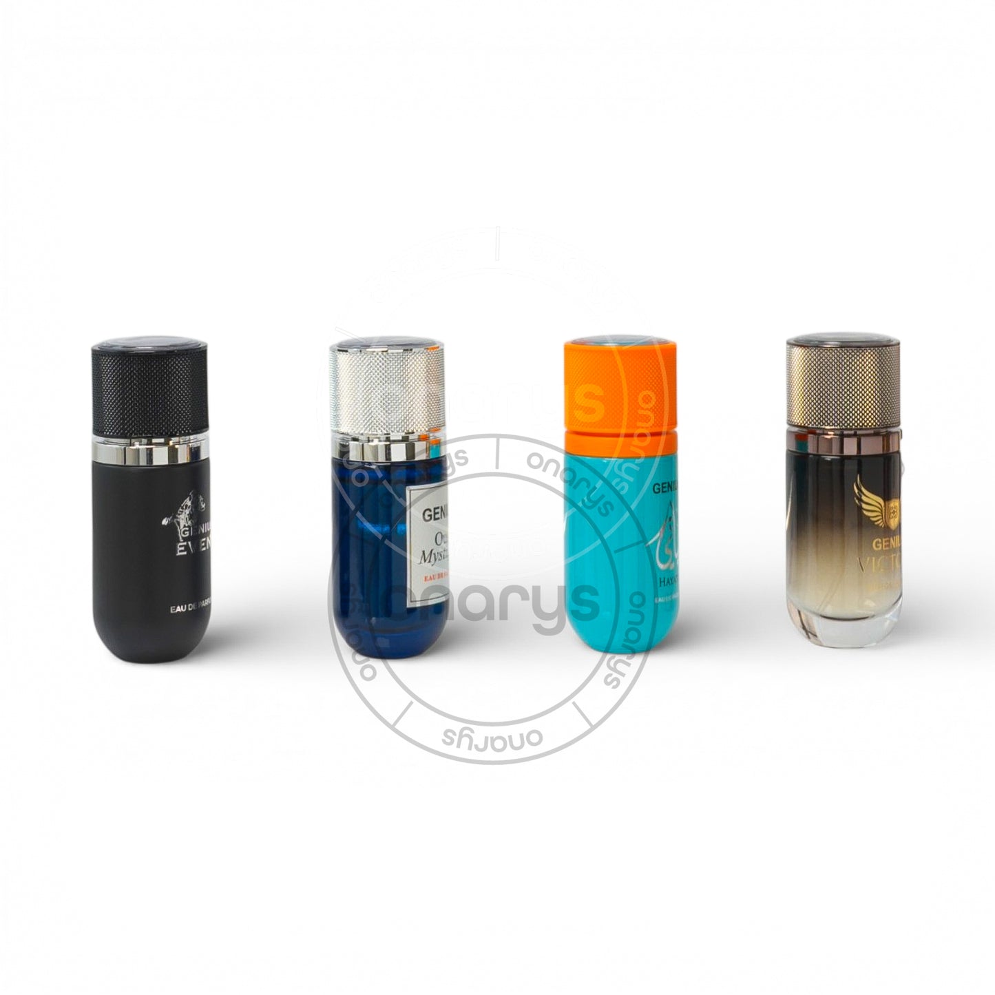 SET EMPER  GENIUS MEN ( 4 PC ) EVENT,OUD MYSTIQUE,HAYATI,VICTORY 0.845 OZ EDP SP | wmafusion:6294021908122