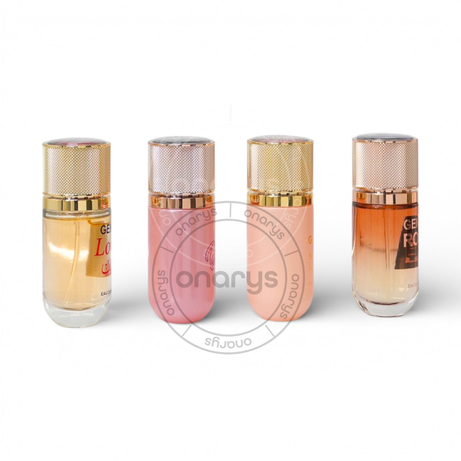 SET EMPER  GENIUS WOMEN ( 4 PC ) LOVER,BLUSH,SELINA,ROSE 0.845 OZ EDP SP | wmafusion:6294021908399