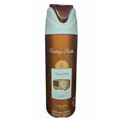 BODY SPRAY LATTAFA PRIDE VINTAGE RADIO UNISEX 6.7 OZ SP | wmafusion:6298043161428