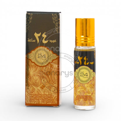 Ard Al Zaafaran Oud 24 Hours Roll On 0.34 oz / 10 ml | wmafusion:6423080602973