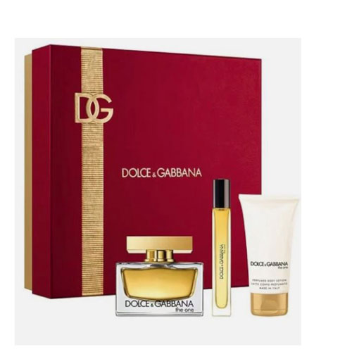 SET DOLCE & GABBANA THE ONE WOMEN ( 3 PC ) 2.37 OZ  EDP /0.34 OZ EDP / 1.7 OZ BL | wmafusion:8054754400748