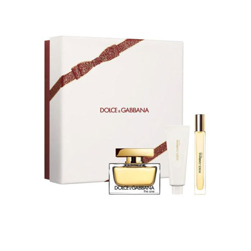 SET DOLCE & GABANNA THE ONE WOMEN ( 3 PC ) 2.5 OZ EDP SP /1.7 OZ BL / 0.34 OZ EDP SP | wmafusion:8056669922322