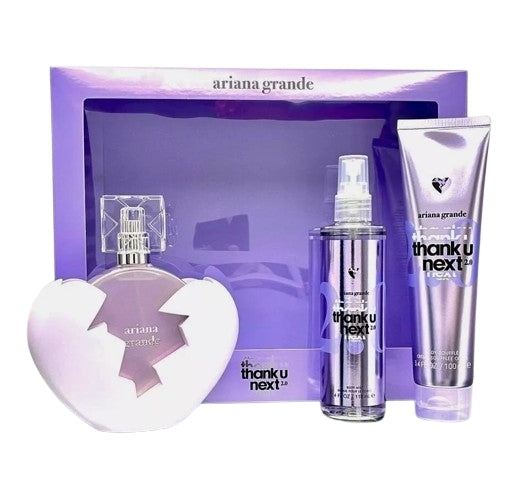 Ariana Grande Ladies Thank U Next 2.0 Gift Set Fragrances 3.4 EDP L+ 4.0 BM+ 3.4BC | wmafusion:810101504679