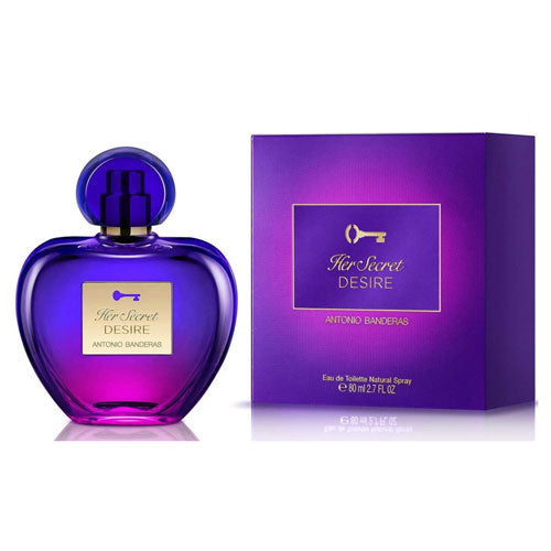 Antonio Banderas Ladies Her Secret Desire Eau de Toilette (EDT) 2.7 oz / 80 ml | wmafusion:8411061080771