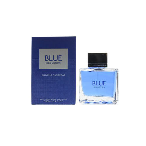 Antonio Banderas Men's Blue Seduction Eau de Toilette (EDT) 3.4 oz / 100 ml | wmafusion:8411061081150