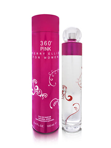Perry Ellis 360 Pink Eau de Parfum (EDP) 3.4 oz / 100 ml | wmafusion:844061005105